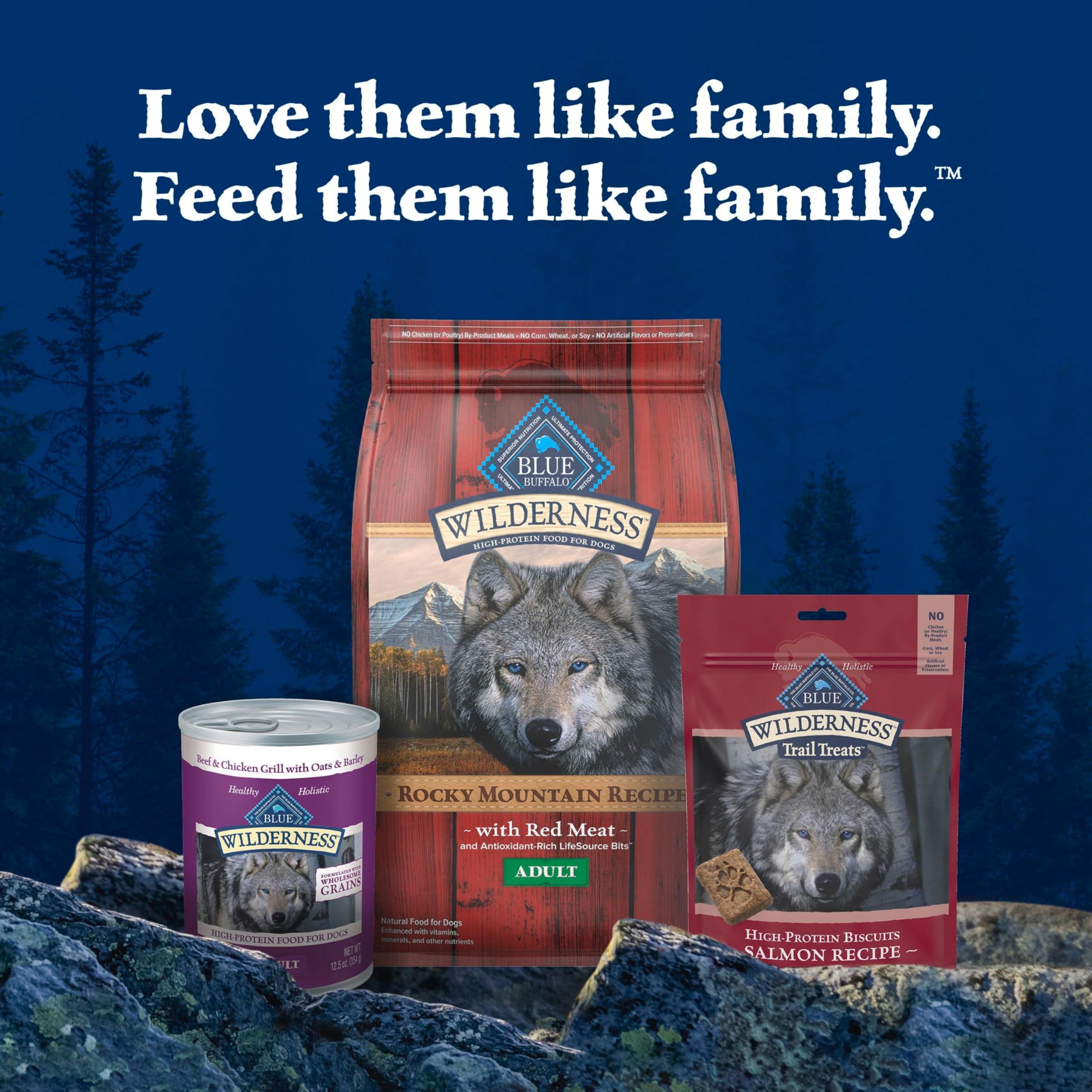 Blue Buffalo Wilderness, premio crujiente ideal para recompensa durante el entrenamiento.