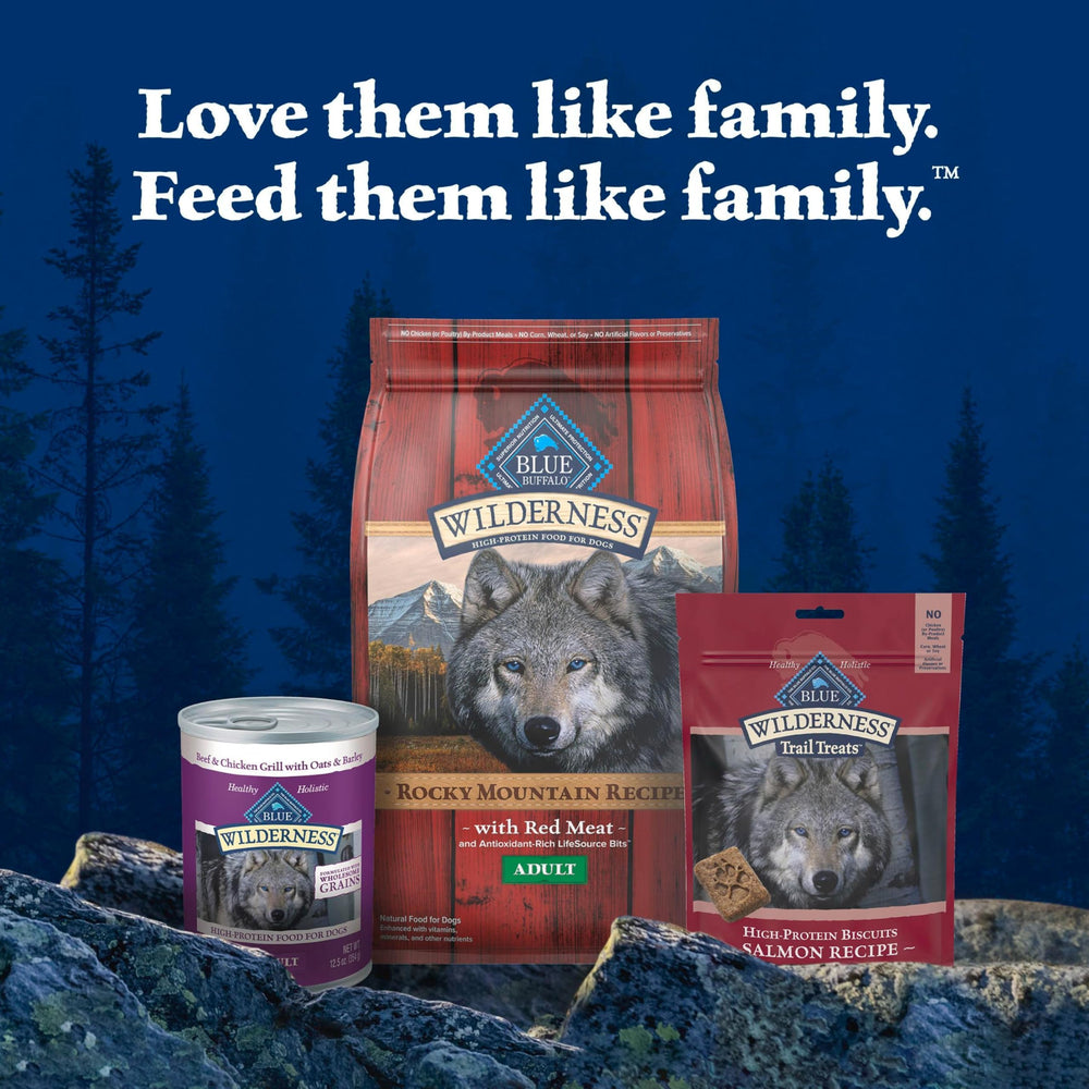 Blue Buffalo Wilderness, premio crujiente ideal para recompensa durante el entrenamiento.