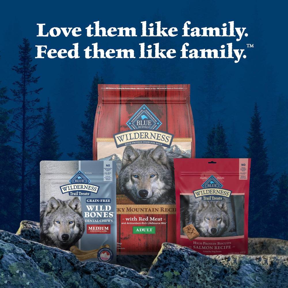 Blue Buffalo Wilderness masticables para cuidado dental diario