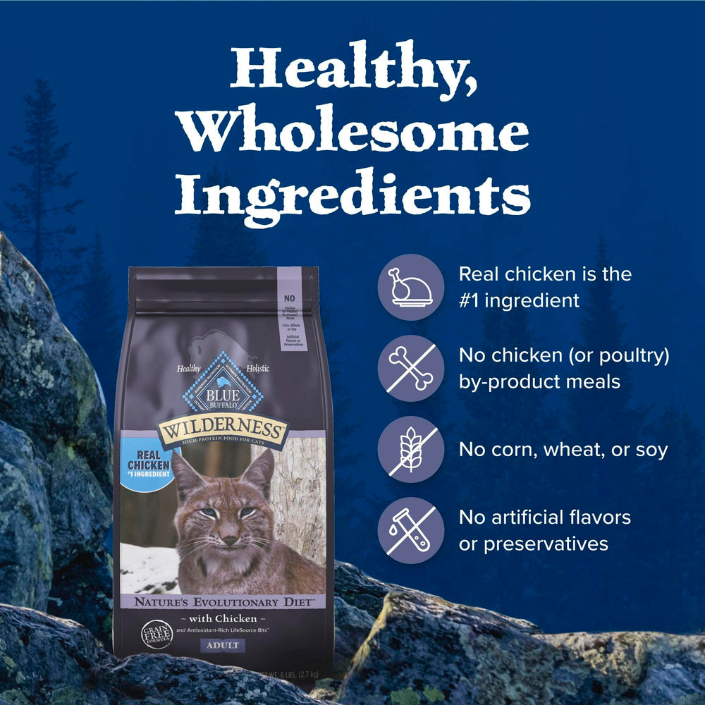 Blue Buffalo Wilderness, fuentes naturales, ingredientes saludables para snack diario.