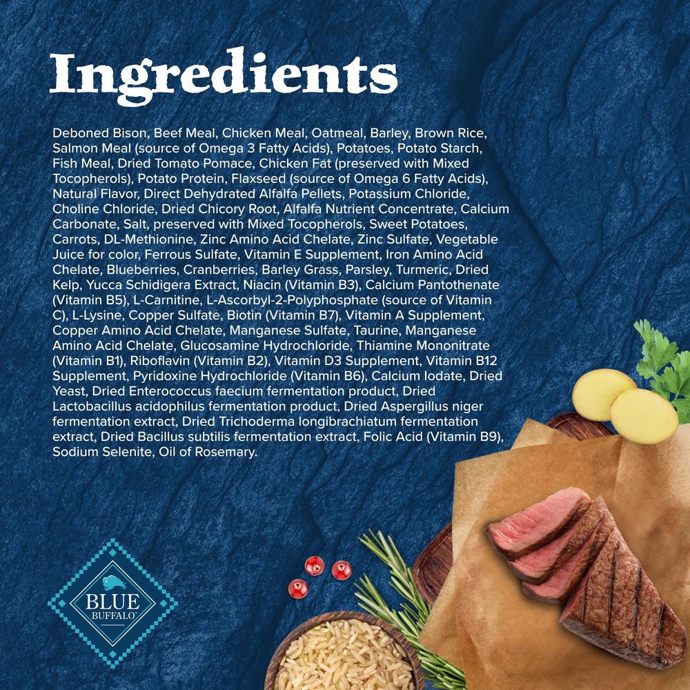 Blue Buffalo Wilderness sin trigo y soja, ingredientes limpios