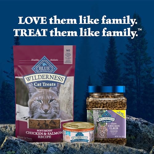 Blue Buffalo Wilderness: recompensa sabrosa para gatos con pollo y salmón