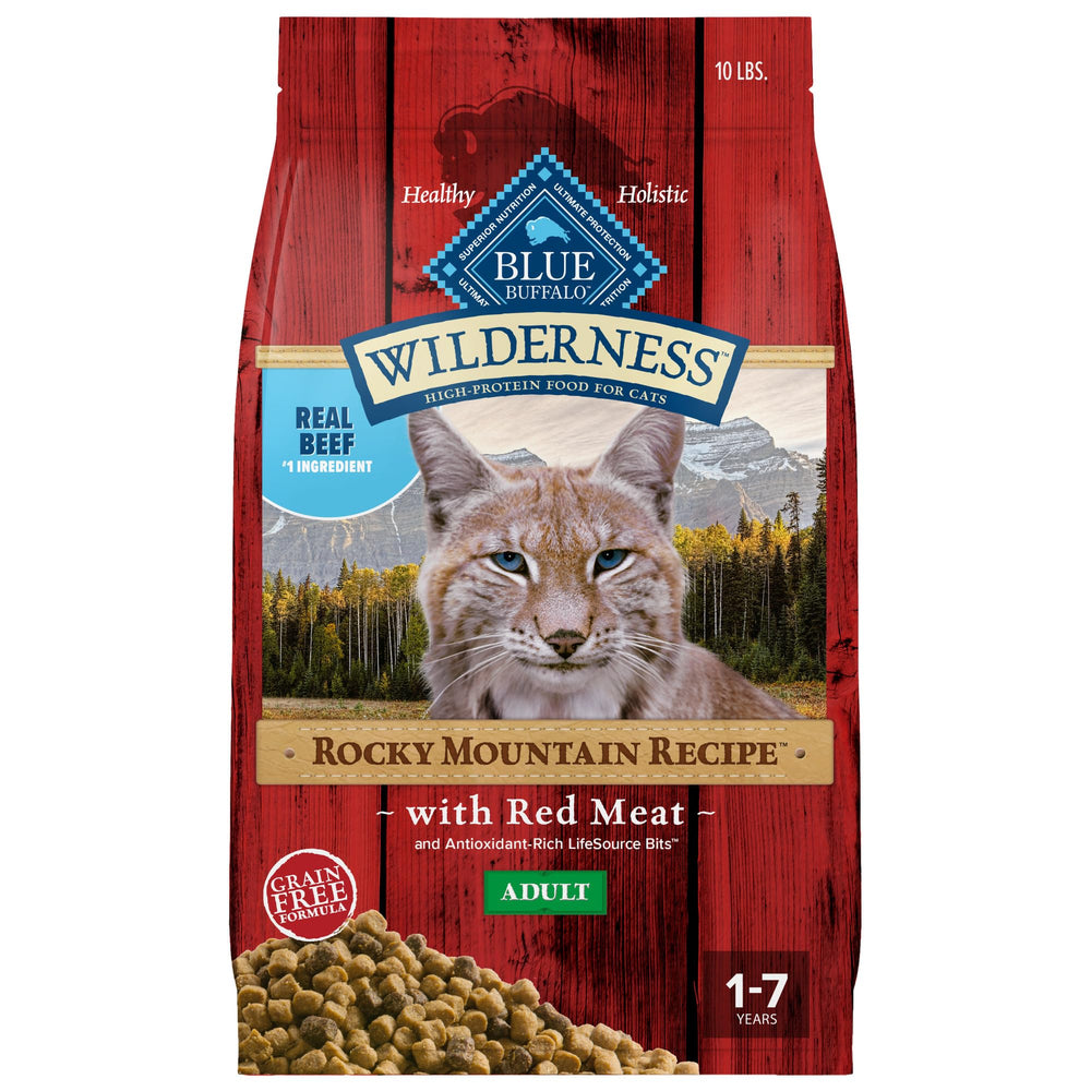 Blue Buffalo Wilderness carne-de-res-primer-ingrediente para apoyar músculos fuertes