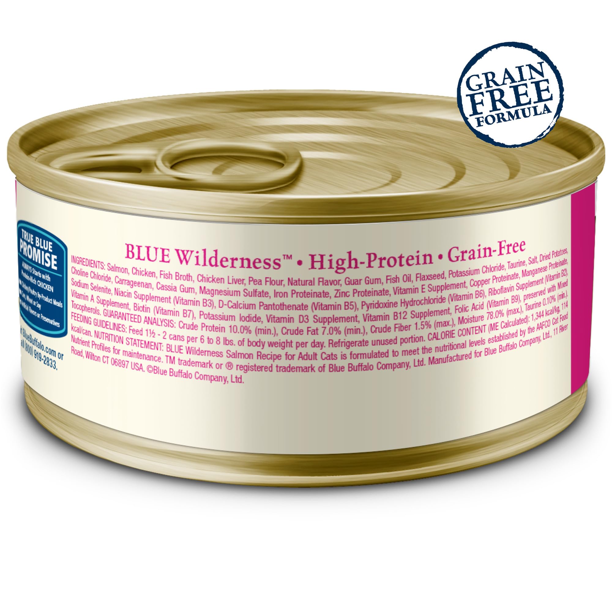 Blue Buffalo Wilderness textura paté suave para gatos adultos