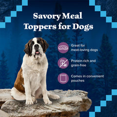 Blue Buffalo Wilderness Trail Toppers: formato sin granos para perros activos.