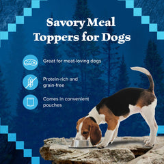Blue Buffalo Wilderness Trail Toppers bolsitas 3oz, conveniencia para cada comida