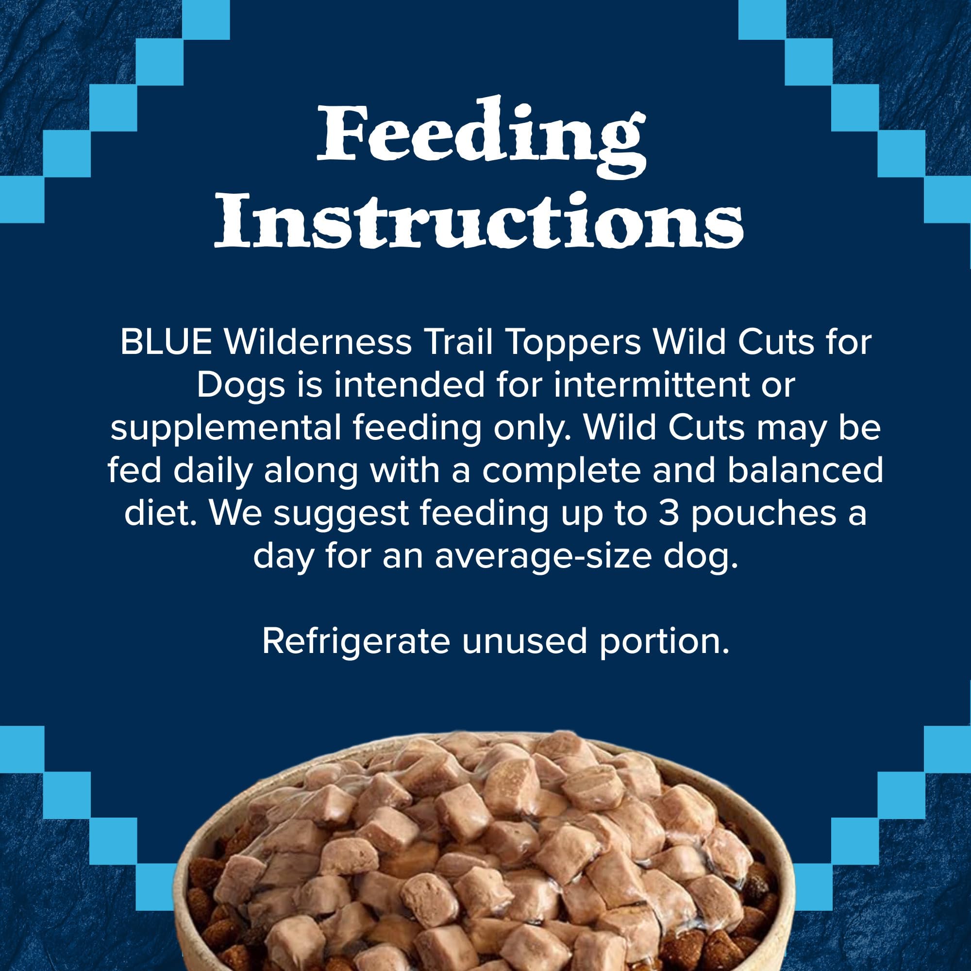 Blue Buffalo Wilderness Trail Toppers ingredientes naturales para perros