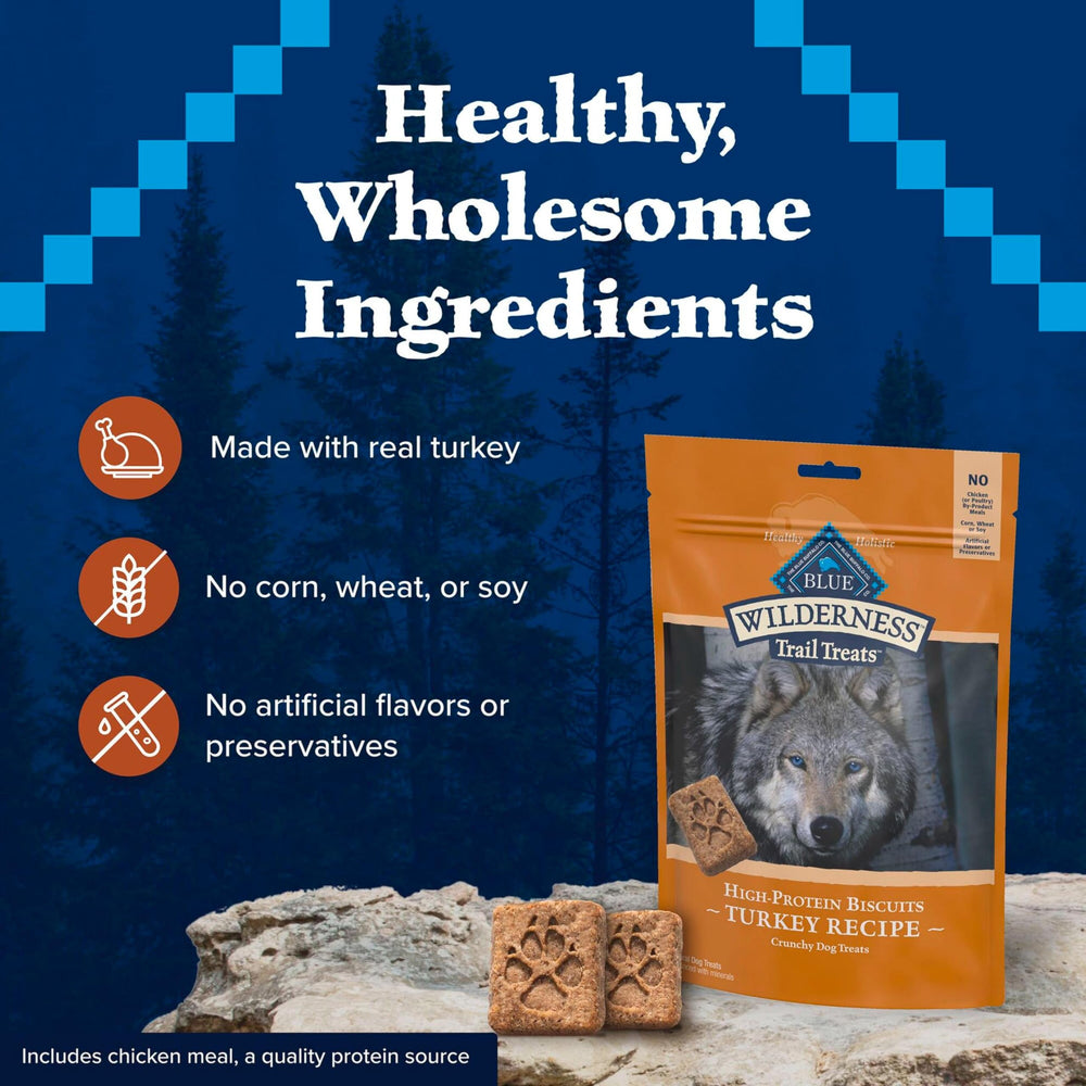 Blue Buffalo Wilderness Trail Treats aptas para perros de todas las razas