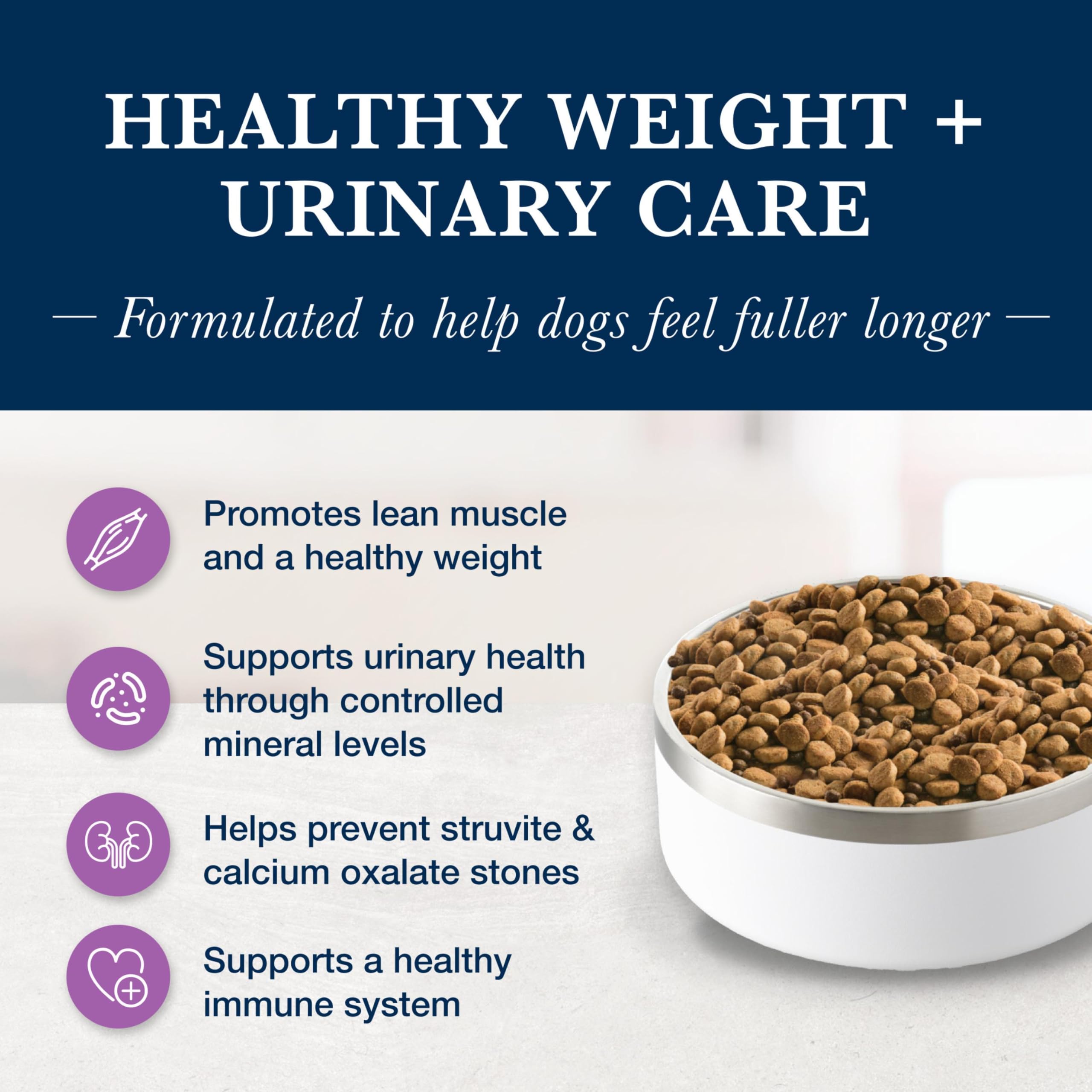Blue Buffalo W+U apoyo para control de peso y salud urinaria