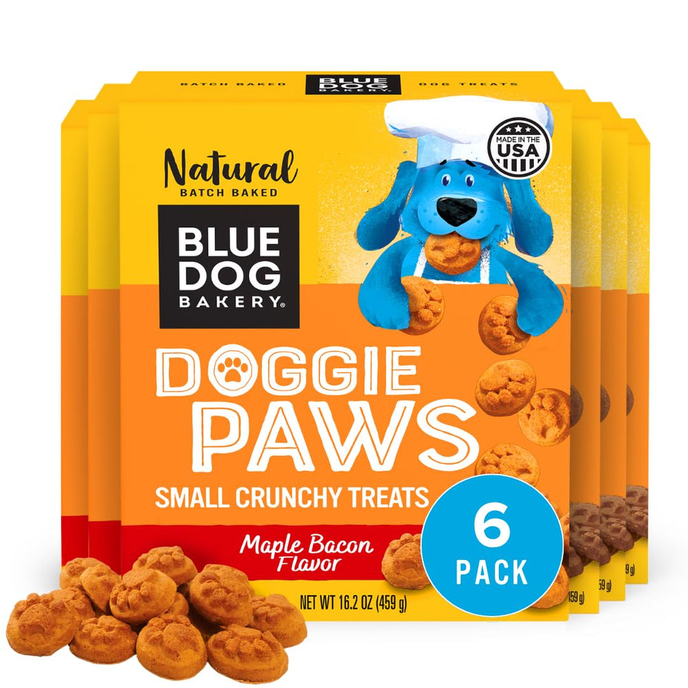Blue Dog Bakery Doggie Paws Maple Bacon crujiente ideal para perros pequeños