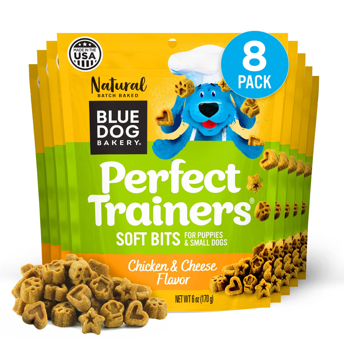 Blue Dog Bakery Entrenadores Perfectos: masticables suaves para entrenamiento y recompensa