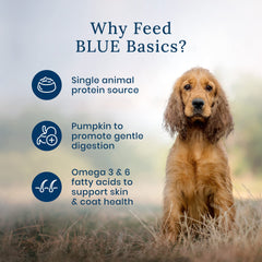 Blue Buffalo Basics calabaza digestiva: ayuda a una digestión suave y cómoda.
