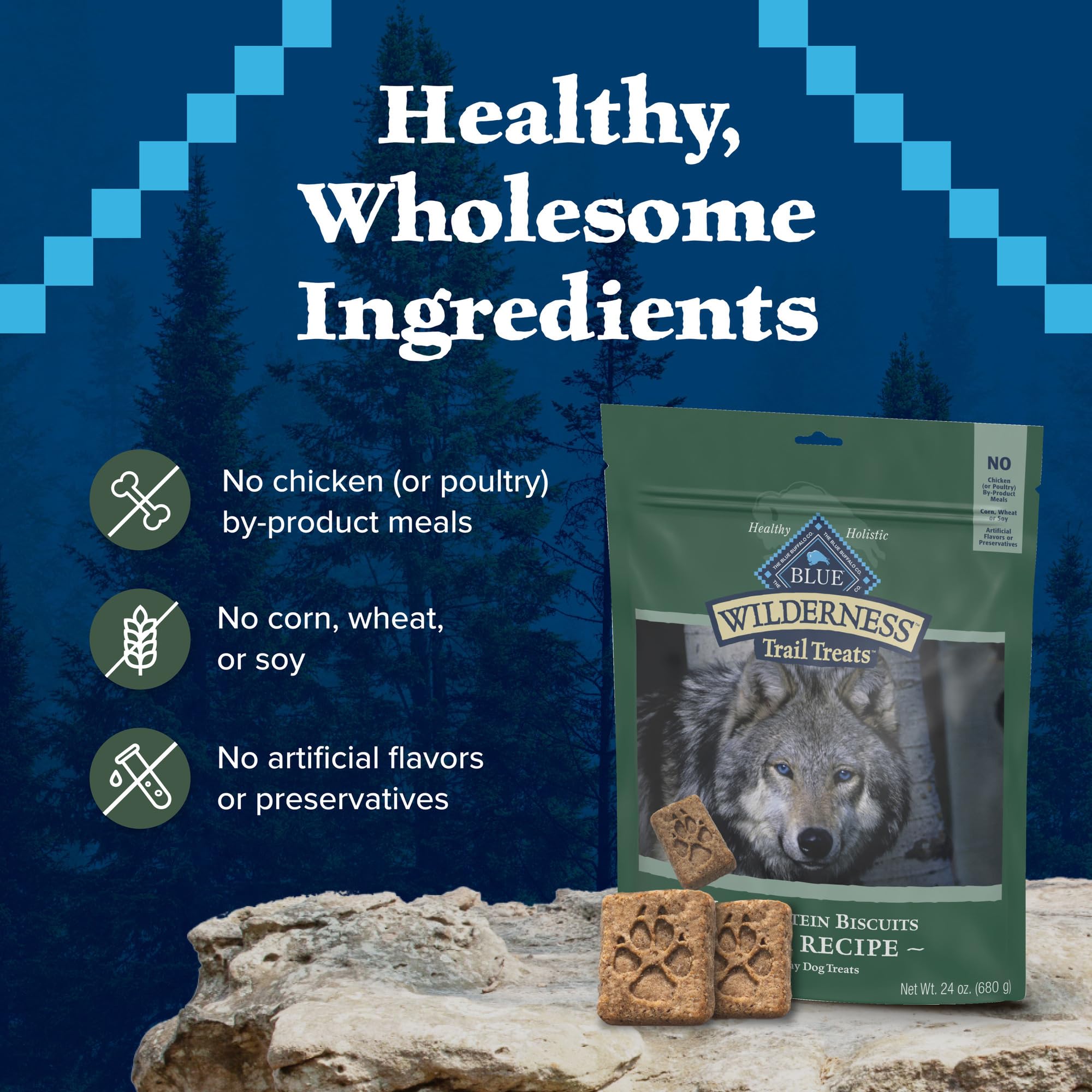 Blue Buffalo galleta para entrenamiento con sabor a pato.