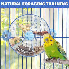 BNOSDM compartimentos de snacks para aves, facilita búsquedas estimulantes