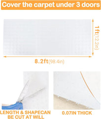 BNOSDM corte fácil para adaptar a cualquier puerta y alfombra.