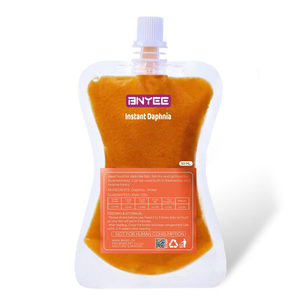 BNYEE Alimento Daphnia no vivo para crías y peces pequeños, alimentación rápida.
