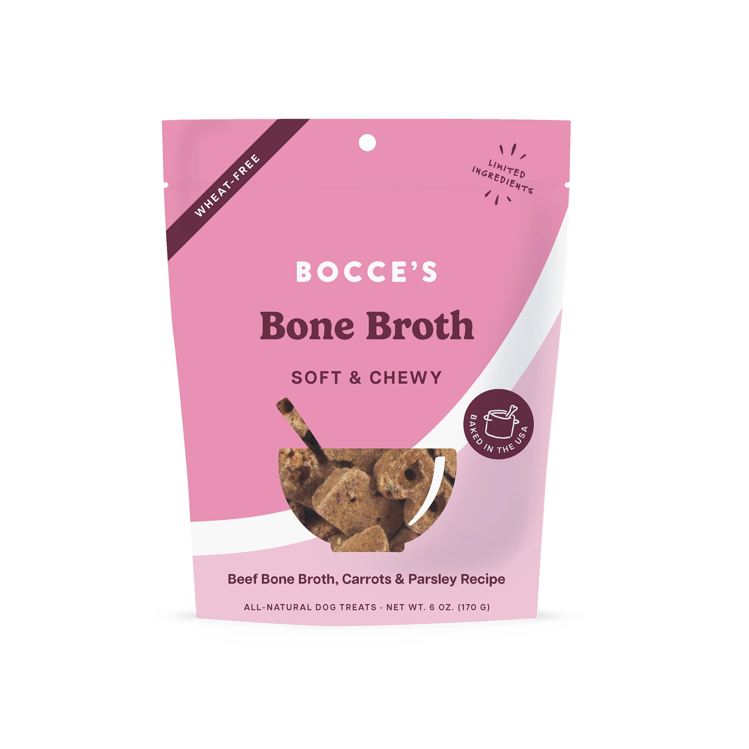 Bocce's Bakery dulces suaves y masticables para perros, ideales para mordidas tiernas y fáciles