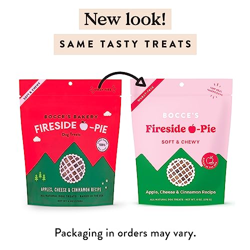 Galleta blanda Fireside Apple Pie de Bocce's para perros con canela.