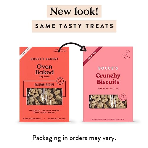 Bocce's Bakery galletas salmón para perros, opción sabrosa y natural