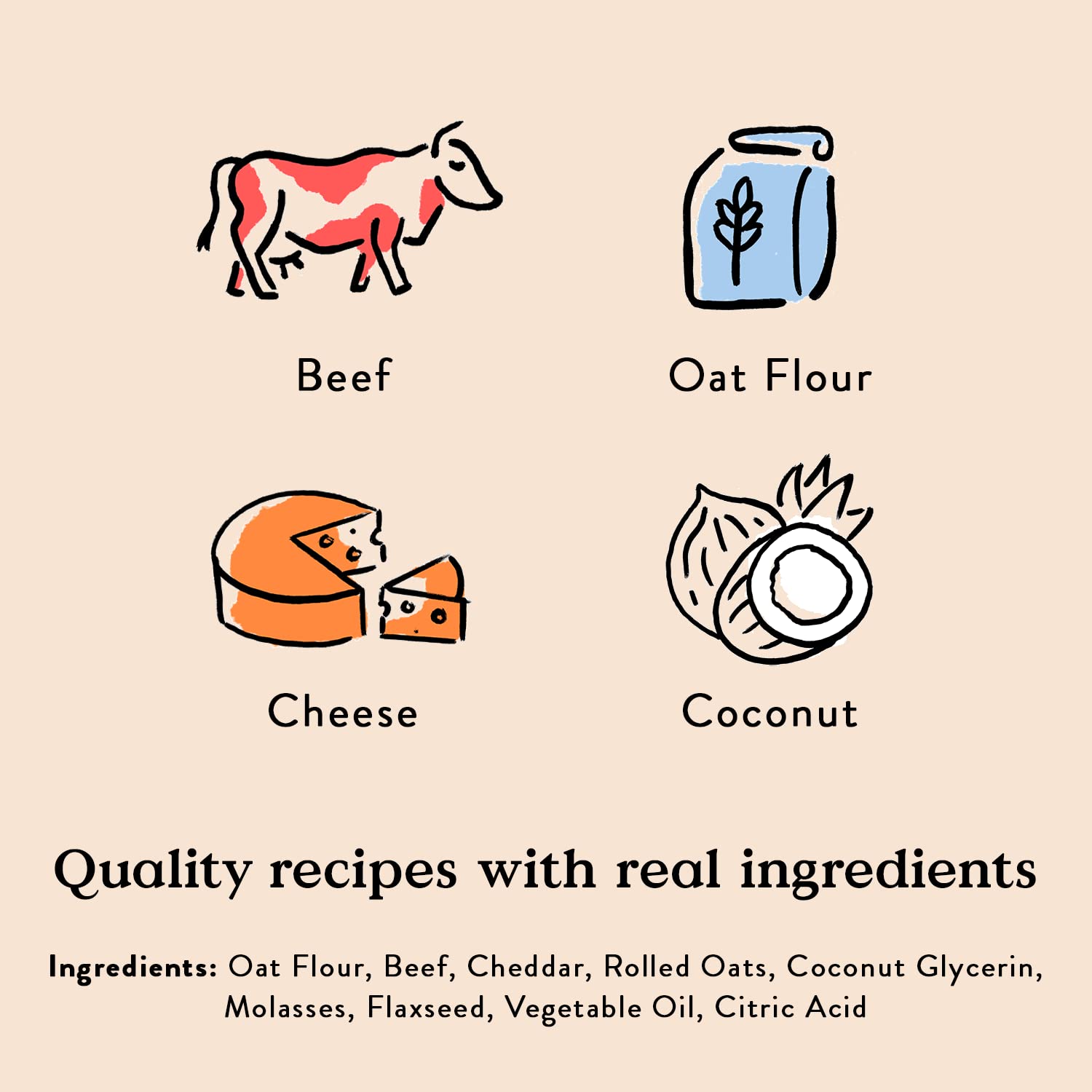 Horneado en Estados Unidos con ingredientes de calidad