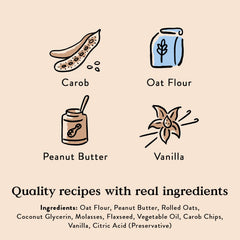 Bocce’s Bakery ingredientes reales en cada galleta para perro.