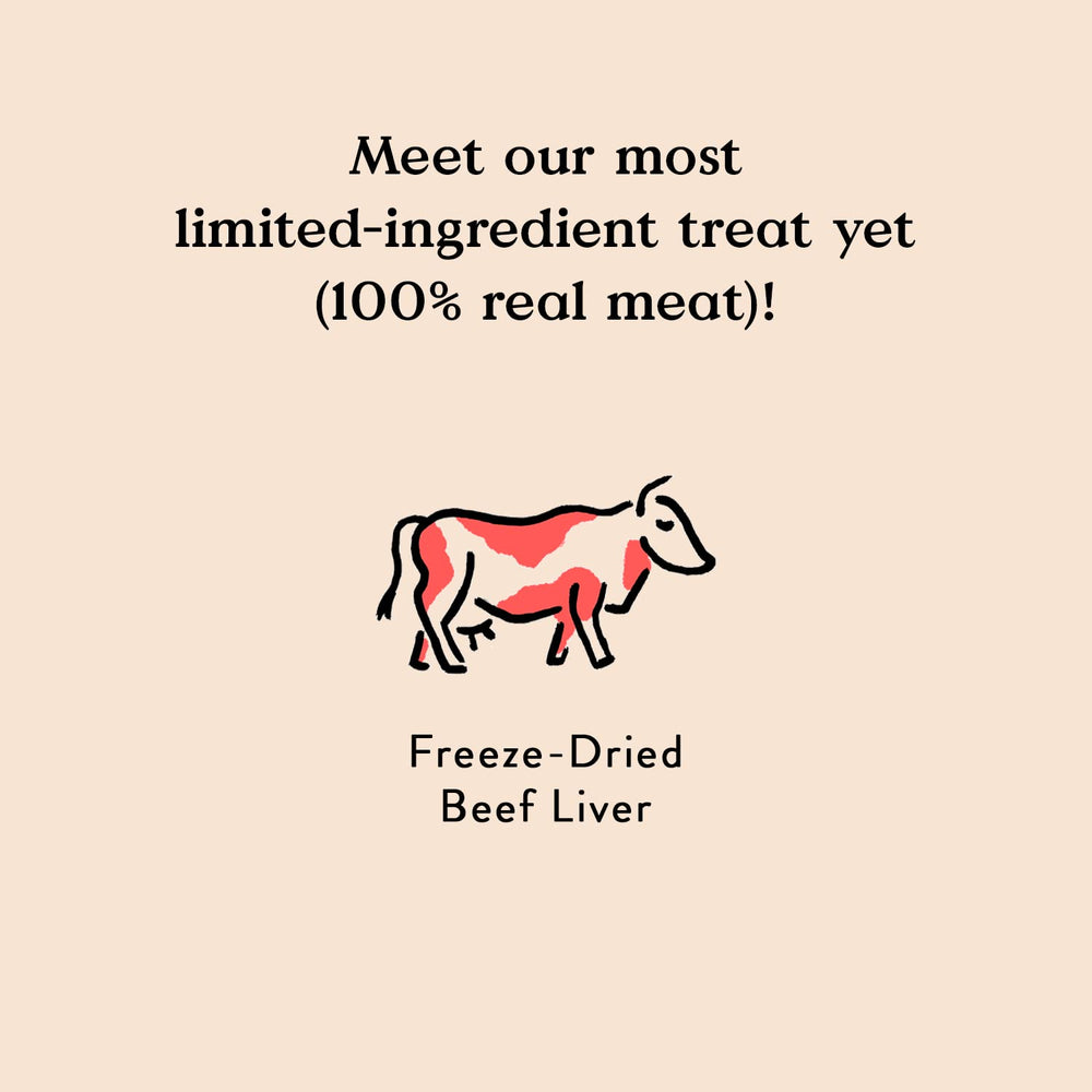 Golosinas Bocce’s con ingrediente unico, hígado de res real para premiar.