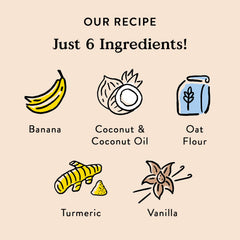 Golosinas Bocce's Turmeric Latte, ingredientes avena y coco, premio delicioso.