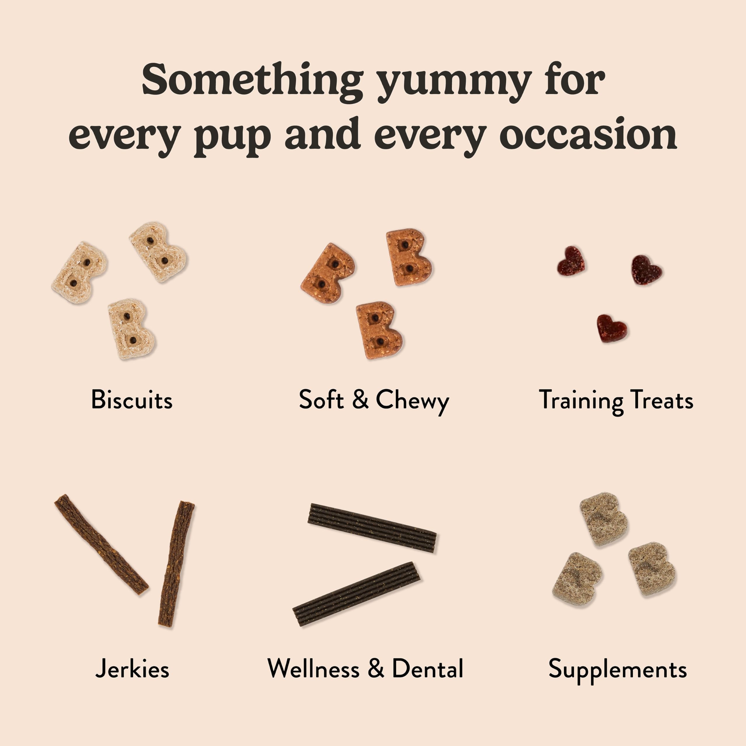 Golosina sin trigo para perros, Bocce's Bakery, ideal para sensibilidad.