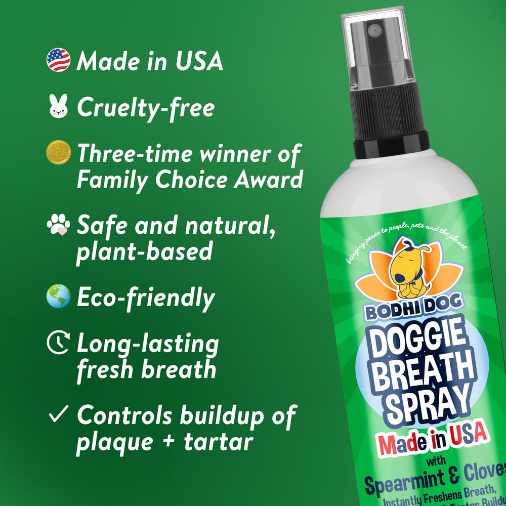 Bodhi Dog uso diario, sabor suave para perros que evitan cepillado.