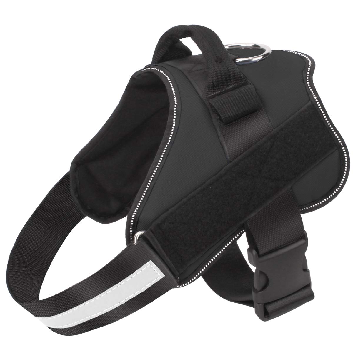 Bolux arnés para perro sin tirones con reflectante para seguridad nocturna.