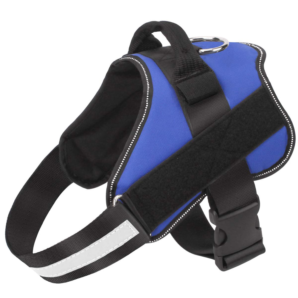 Harnais Bolux sans tirage bleu XS pour chien, réduction de traction lors des balades
