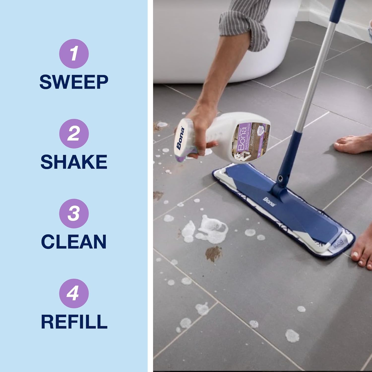 Nettoyage en douceur des tapis et moquettes.