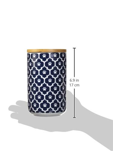 Bone Dry Lattice conjunto de contenedores para organización de la cocina, azul náutico.