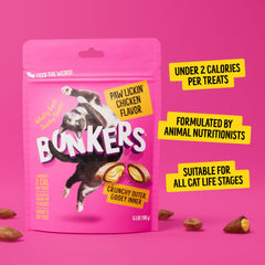 Bonkers bolsa cierre reutilizable, frescura máxima para golosinas de gato