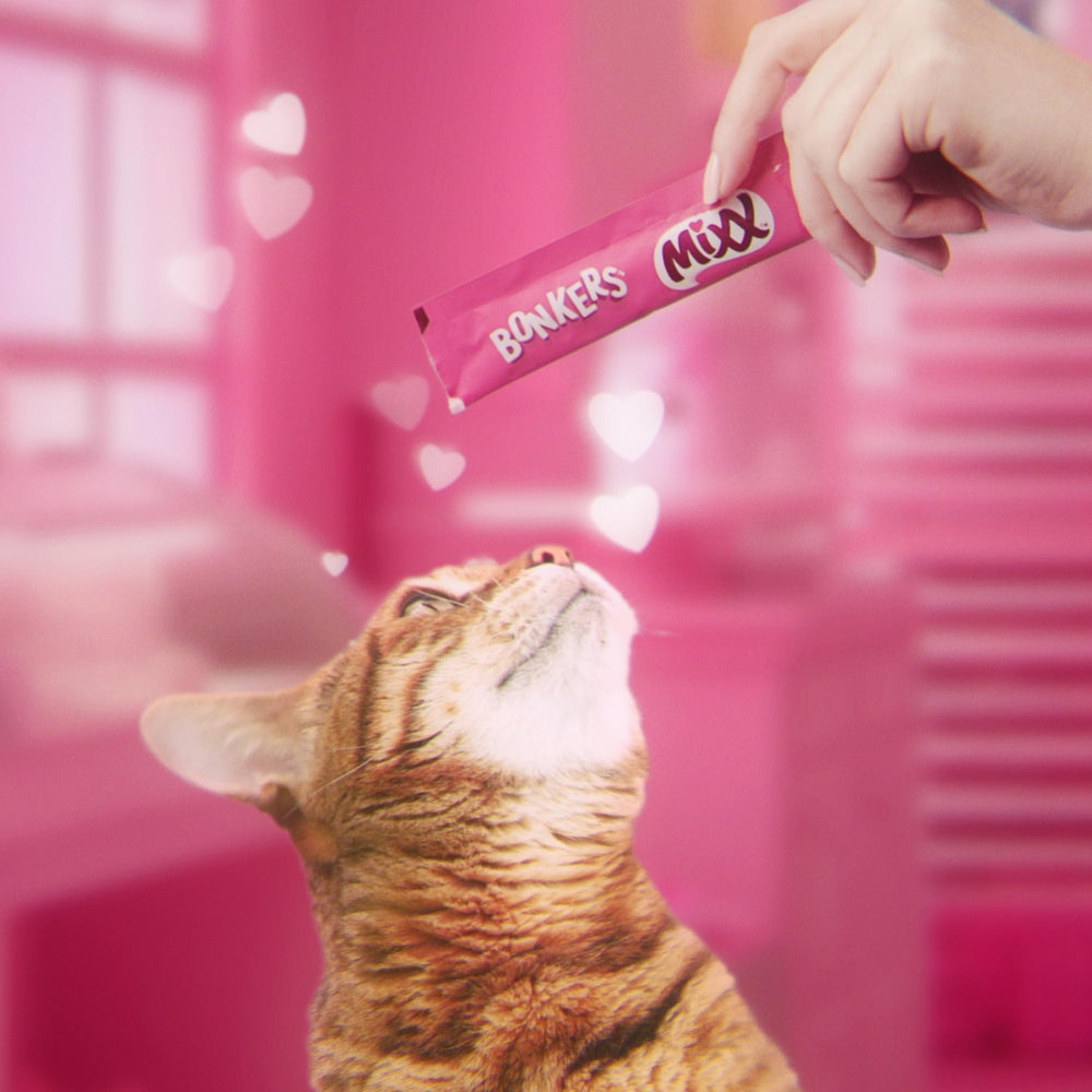 Bonkers Licky Tubes sin colorantes artificiales, opción más natural para gatos.