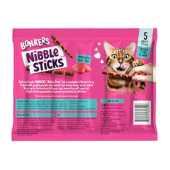 Gato con entrega manual de Bonkers Nibble Sticks