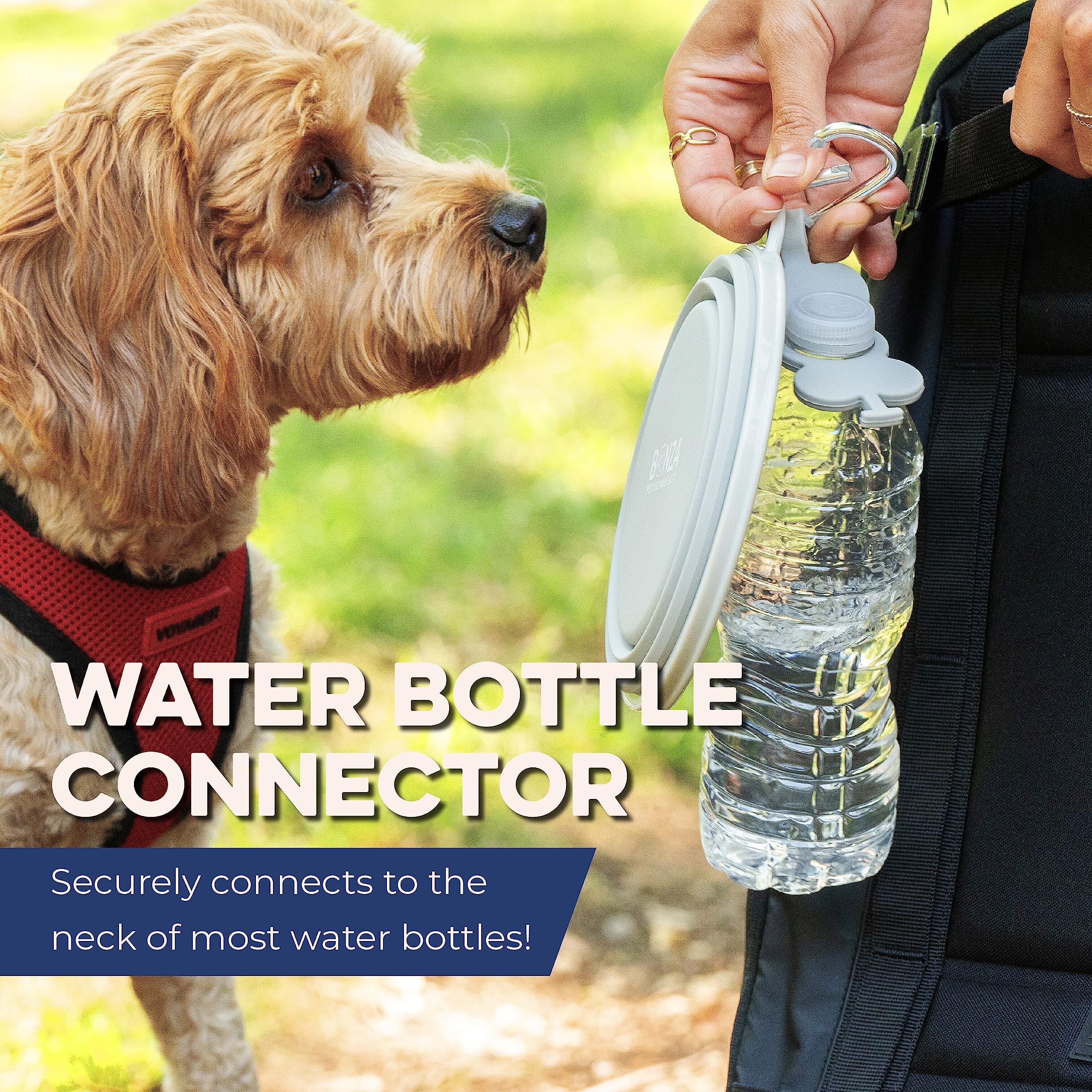 Uso exterior: camping y senderismo con agua a mano.