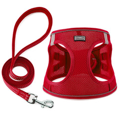 BOOMIBOO arnés para perro con ajuste y reflectante para paseos nocturnos seguros