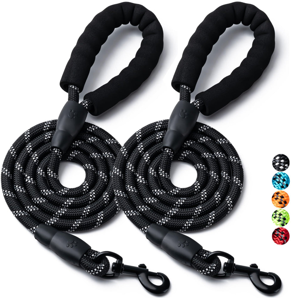 BOOMIBOO correa para perros 4 pies, resistente y segura para paseos.