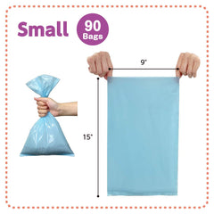 BOS bolsas para desechos de gato dispensadas sin rollos, fácil acceso.