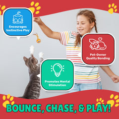 Bouncy Tails bola de goma duradera para rebotes activos