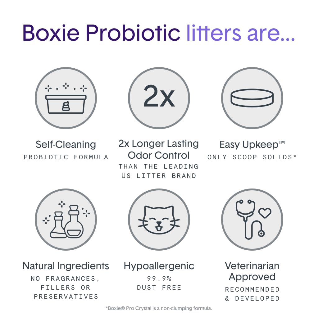 Boxiecat cristales absorbentes neutralizan olores de forma natural