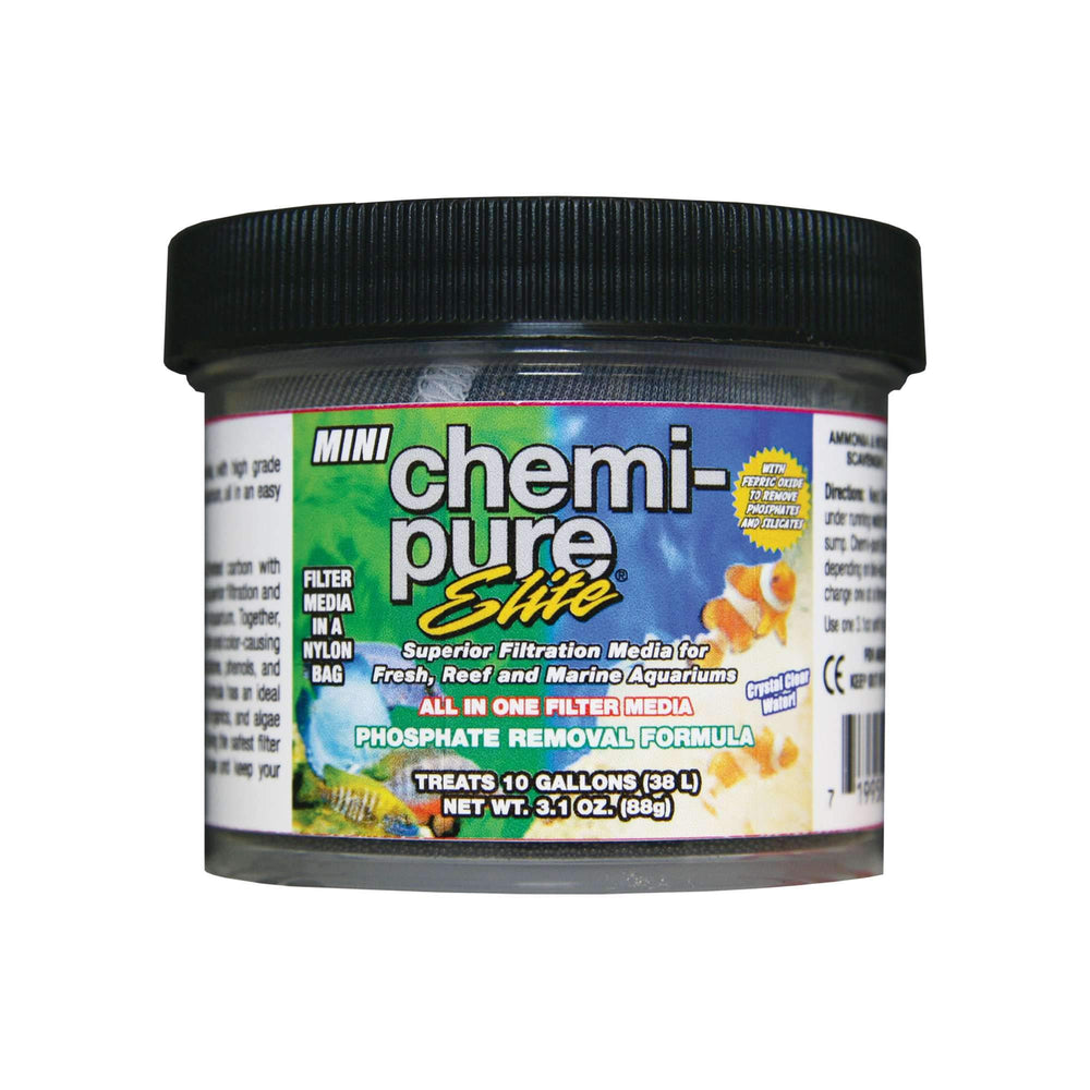 Boyd Enterprises Chemi-Pure Mini Elite, botella, mejora la claridad del acuario.