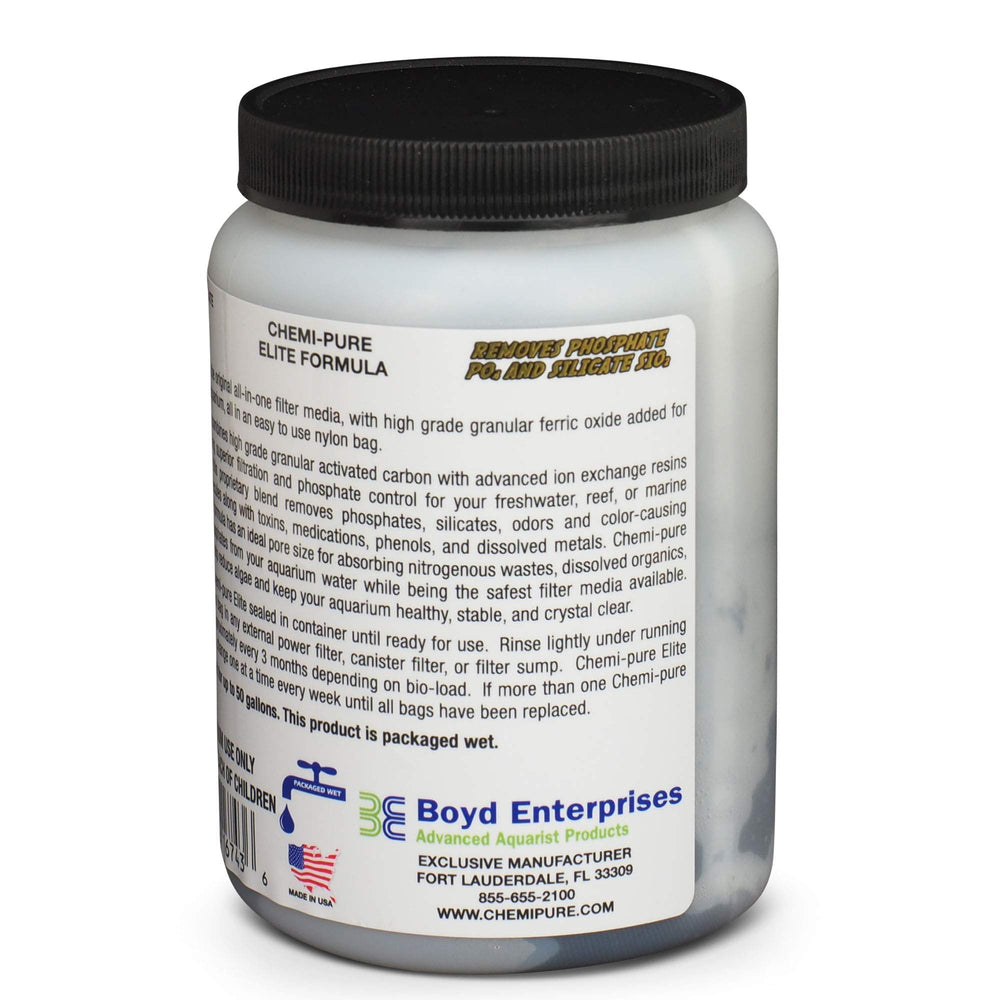 Chemipure Elite es compatible con filtros externos para mejor filtración.