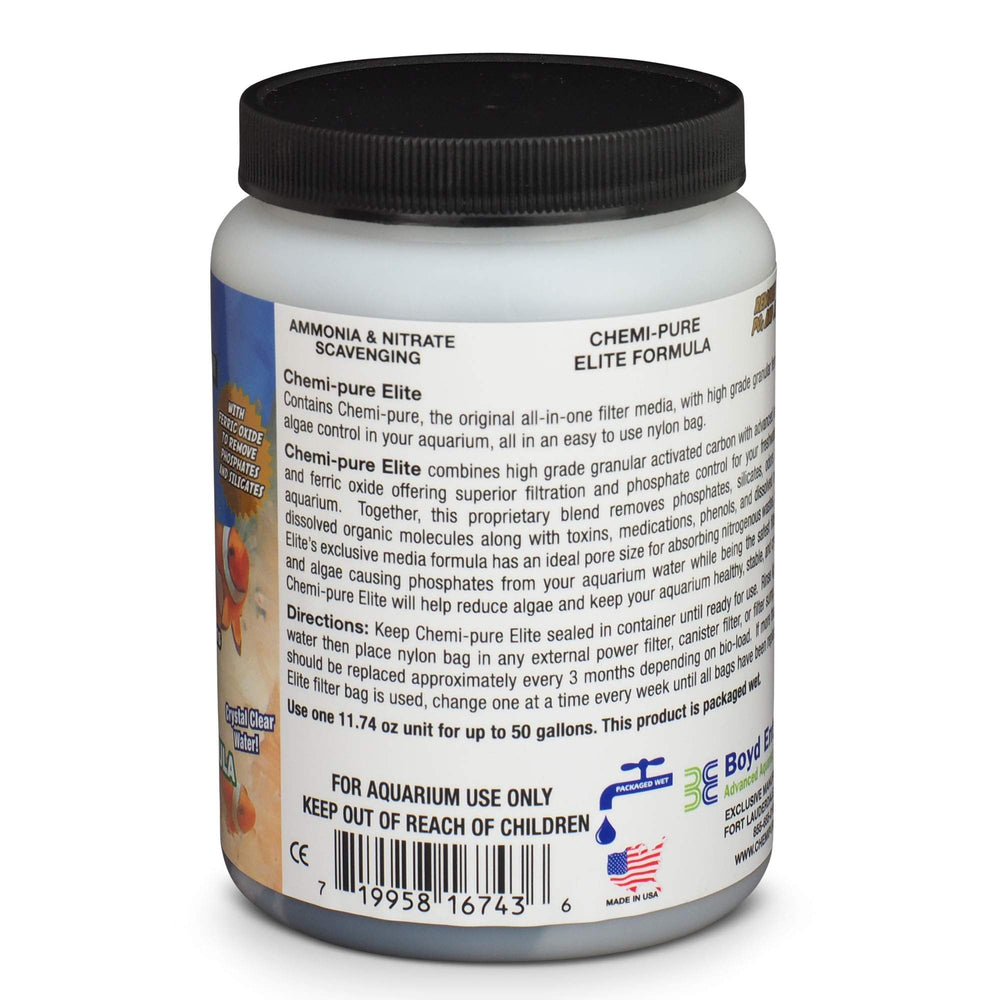 Chemipure Elite elimina metales y fosfatos en acuarios.
