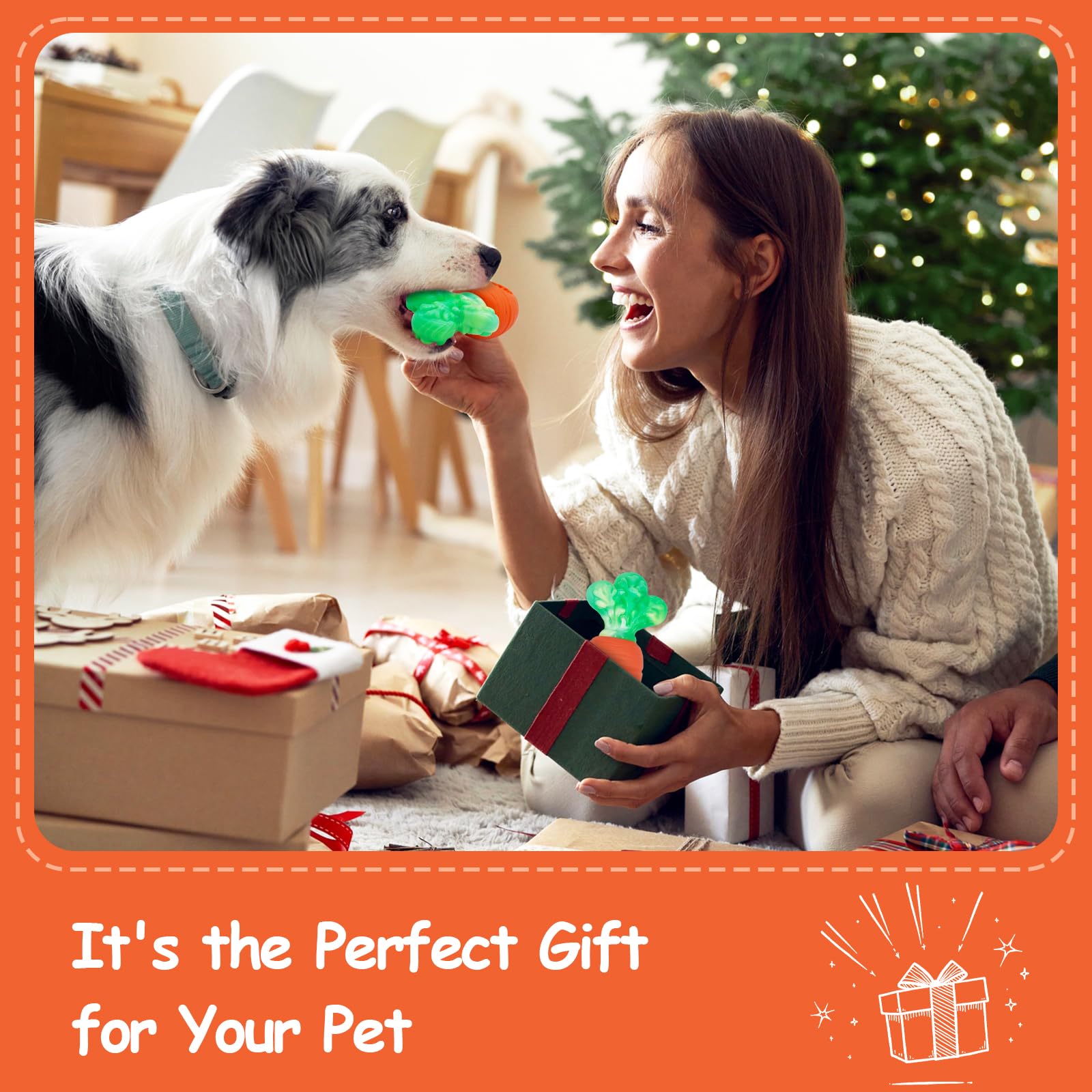 BoYoYo Regalo ideal de Pascua para perros grandes, colores llamativos.