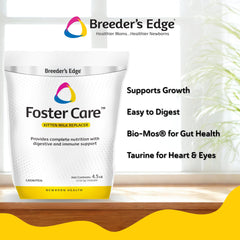Breeder's Edge Foster Care Feline, digestión suave gracias a prebióticos Bio-Mos.