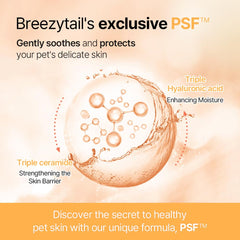 Aplicación en gato con Breezytail PetO’Cera para uso regular y piel sensible.