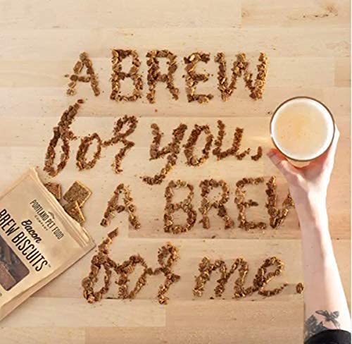 Galleta Brew con granos locales, sabor agradable y gluten mínimo.
