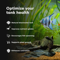 Brightwell Aquatics BlackWater acuario plantado con tono marrón suave